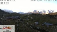 Archiv Foto Webcam Sennes Hütte im Naturpark Fanes-Sennes-Prags 05:00
