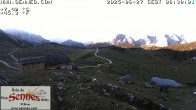 Archiv Foto Webcam Sennes Hütte im Naturpark Fanes-Sennes-Prags 05:00