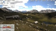 Archiv Foto Webcam Sennes Hütte im Naturpark Fanes-Sennes-Prags 11:00