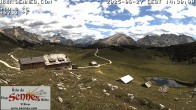 Archiv Foto Webcam Sennes Hütte im Naturpark Fanes-Sennes-Prags 13:00