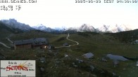 Archiv Foto Webcam Sennes Hütte im Naturpark Fanes-Sennes-Prags 03:00