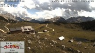 Archiv Foto Webcam Sennes Hütte im Naturpark Fanes-Sennes-Prags 13:00