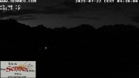 Archiv Foto Webcam Sennes Hütte im Naturpark Fanes-Sennes-Prags 03:00