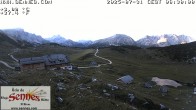 Archiv Foto Webcam Sennes Hütte im Naturpark Fanes-Sennes-Prags 05:00