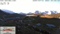 Archiv Foto Webcam Sennes Hütte im Naturpark Fanes-Sennes-Prags 06:00