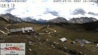 Archiv Foto Webcam Sennes Hütte im Naturpark Fanes-Sennes-Prags 11:00
