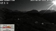 Archiv Foto Webcam Sennes Hütte im Naturpark Fanes-Sennes-Prags 01:00