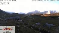Archiv Foto Webcam Sennes Hütte im Naturpark Fanes-Sennes-Prags 06:00