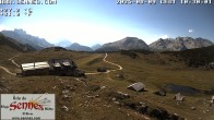 Archiv Foto Webcam Sennes Hütte im Naturpark Fanes-Sennes-Prags 09:00