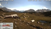 Archiv Foto Webcam Sennes Hütte im Naturpark Fanes-Sennes-Prags 11:00
