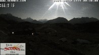 Archiv Foto Webcam Sennes Hütte im Naturpark Fanes-Sennes-Prags 23:00