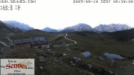 Archiv Foto Webcam Sennes Hütte im Naturpark Fanes-Sennes-Prags 05:00