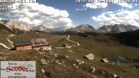 Archiv Foto Webcam Sennes Hütte im Naturpark Fanes-Sennes-Prags 15:00
