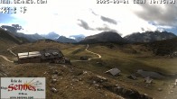 Archiv Foto Webcam Sennes Hütte im Naturpark Fanes-Sennes-Prags 09:00