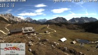 Archiv Foto Webcam Sennes Hütte im Naturpark Fanes-Sennes-Prags 13:00