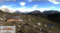 Archiv Foto Webcam Sennes Hütte im Naturpark Fanes-Sennes-Prags 15:00