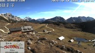 Archiv Foto Webcam Sennes Hütte im Naturpark Fanes-Sennes-Prags 13:00