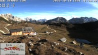 Archiv Foto Webcam Sennes Hütte im Naturpark Fanes-Sennes-Prags 15:00