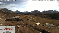 Archiv Foto Webcam Sennes Hütte im Naturpark Fanes-Sennes-Prags 11:00