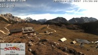 Archiv Foto Webcam Sennes Hütte im Naturpark Fanes-Sennes-Prags 13:00