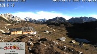 Archiv Foto Webcam Sennes Hütte im Naturpark Fanes-Sennes-Prags 15:00
