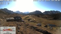 Archiv Foto Webcam Sennes Hütte im Naturpark Fanes-Sennes-Prags 09:00