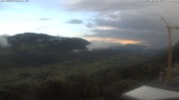 Archiv Foto Webcam Blick vom Hotel Bergkristall in Oberstaufen 19:00