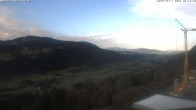 Archiv Foto Webcam Blick vom Hotel Bergkristall in Oberstaufen 06:00