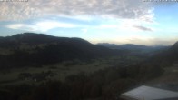 Archiv Foto Webcam Blick vom Hotel Bergkristall in Oberstaufen 06:00