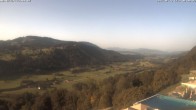 Archiv Foto Webcam Blick vom Hotel Bergkristall in Oberstaufen 07:00