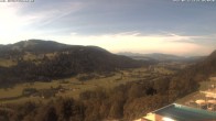 Archiv Foto Webcam Blick vom Hotel Bergkristall in Oberstaufen 09:00