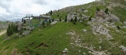 Archiv Foto Webcam Bergstation Citta dei Sassi, Val Gardena 11:00