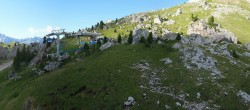 Archiv Foto Webcam Bergstation Citta dei Sassi, Val Gardena 07:00