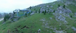 Archived image Webcam Panorama Val Gardena: Citta dei Sassi 05:00
