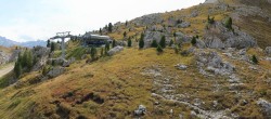 Archived image Webcam Panorama Val Gardena: Citta dei Sassi 13:00