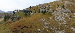 Archiv Foto Webcam Bergstation Citta dei Sassi, Val Gardena 08:00