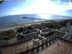 Archiv Foto Webcam Usedom: Ostseeblick an der Seebrücke Bansin 07:00