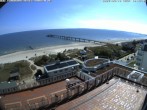 Archiv Foto Webcam Usedom: Ostseeblick an der Seebrücke Bansin 09:00