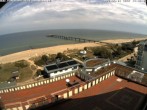 Archiv Foto Webcam Usedom: Ostseeblick an der Seebrücke Bansin 13:00
