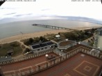 Archiv Foto Webcam Usedom: Ostseeblick an der Seebrücke Bansin 17:00