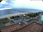Archiv Foto Webcam Usedom: Ostseeblick an der Seebrücke Bansin 19:00