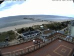 Archiv Foto Webcam Usedom: Ostseeblick an der Seebrücke Bansin 19:00