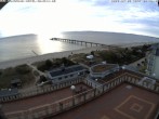 Archiv Foto Webcam Usedom: Ostseeblick an der Seebrücke Bansin 05:00