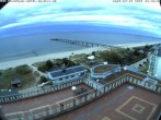 Archiv Foto Webcam Usedom: Ostseeblick an der Seebrücke Bansin 03:00