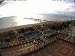 Archiv Foto Webcam Usedom: Ostseeblick an der Seebrücke Bansin 06:00