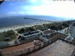 Archiv Foto Webcam Usedom: Ostseeblick an der Seebrücke Bansin 09:00