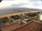 Archiv Foto Webcam Usedom: Ostseeblick an der Seebrücke Bansin 19:00