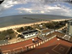 Archiv Foto Webcam Usedom: Ostseeblick an der Seebrücke Bansin 13:00