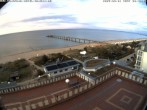Archiv Foto Webcam Usedom: Ostseeblick an der Seebrücke Bansin 19:00