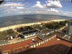Archiv Foto Webcam Usedom: Ostseeblick an der Seebrücke Bansin 13:00